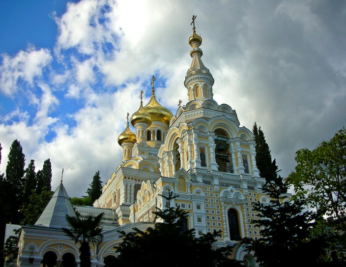 Alexander Nevsky church in Yalta